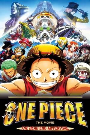 Desperate for cash, the Straw Hat Pirates enter a secret race between pirate crews known as the Dead End Competition. There, they must battle against powerful people, including the bounty hunter who wants to kill Gasparde and a climatic battle with Marine-turned-pirate Captain Gasparde.