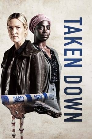 Taken Down is a crime drama series set in Dublin. The first series investigates the violent death of a young Nigerian migrant found abandoned close to a Direct Provision Centre, where refugees await the hope of asylum. The investigation brings us into a twilight world of the new Ireland where slum landlords and criminals prey on the vulnerable.