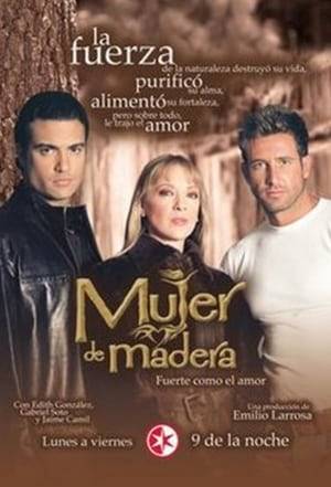 Mujer de Madera is a Mexican telenovela produced by Televisa in 2004. One unusual feature of this telenovela is that the main character is played by different actresses before and after her stay in hospital due to a forest fire.