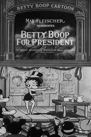 Betty's campaign tries to appeal to everyone. Real candidates are parodied, but campaign promises are a bit bizarre.