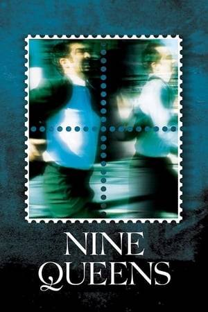 Two con artists try to swindle a stamp collector by selling him a sheet of counterfeit rare stamps (the "nine queens").