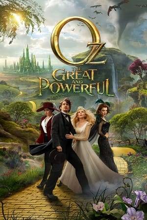 Oscar Diggs, a small-time circus illusionist and con-artist, is whisked from Kansas to the Land of Oz where the inhabitants assume he's the great wizard of prophecy, there to save Oz from the clutches of evil.