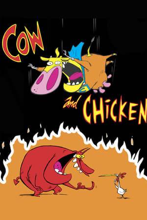 Cow must save her brother Chicken after he is sent to Hell for smoking. Short film that later became the Cartoon Network show Cow & Chicken