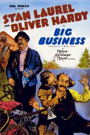 Stan and Ollie play door-to-door Christmas tree salesmen in California. They end up getting into an escalating feud with grumpy would-be customer James Finlayson, with his home and their car being destroyed in the melee.