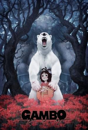 A battle between a creature who’s been killing members of a royal Japanese family, and a mysterious white bear who protects them.