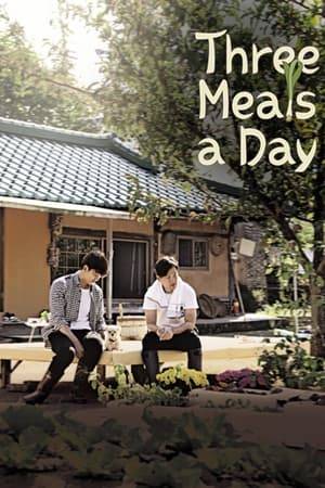 The first installment of "Three Meals a Day" Series. Celebrities are chosen to live for three days a week in a rural setting. They are required to use their own means to find food for and prepare three meals a day.