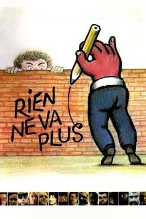 Rien ne va plus is a series of comedy sketches of disparate quality, on the social, cultural, and political foibles that make the French, French. Various settings and character types are given a once-over, including pseudo-intellectuals, punk bikers, right-wingers, and patrons of a low-end cafe.