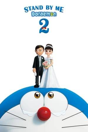 Nobita travels to the future to show his beloved grandma his bride, but adult Nobita has fled his own wedding.