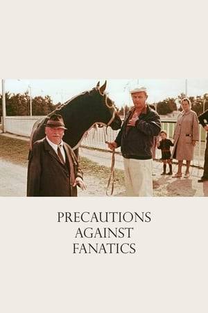 The film features several horse trainers and other track workers talking about their roles at the track, always eventually interrupted by an older man who claims to be the true authority, and demands that they be thrown out. One recurring young man, the first to appear, claims that he protects the horses from enthusiastic racing fans. He does not appear to be employed by the track, but seems to provide his services voluntarily. His protection from "fanatics" gives the film its title. The film is shot in a documentary style, but the sheer implausibility of the dialogue leaves the exact nature of the film ambiguous.
