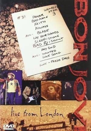 Shot at Wembley Stadium on June 25th, 1995 in front of 72,000 cheering fans, this is the first 'live' concert video from Bon Jovi. A stunning performance which includes all their hits to date plus new tracks off there 'These Days' album.