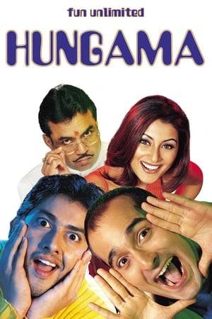 The story of a bunch of misfits whose misconception about each other’s backgrounds leads to a series of chaotic, yet comic outcomes. Aftab and Rimi play two strangers who have to pretend that are a married couple in order to get a place to live. Paresh Rawal plays a rich, yet ground to earth businessman whose business is named after his wife Anjali. Akshaye Khanna plays a young man starting a new business in electronic ware. Things get complicated when Rimi Sen goes to Paresh Rawal's house in search of a job &amp; meets Akshaye Khanna who falls in love with her thinking she is Paresh Rawal's daughter. Paresh Rawal's wife thinks that he is having an affair with Rimi Sen while Paresh Rawal thinks his wife is having an affair with Akshaye. Enter Shakti Kapoor whose daughter falls in love with a guy pretending to be Paresh Rawal's son and soon everything gets out of control.