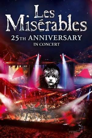 This concert, recorded to celebrate the 25th anniversary of the landmark musical Les Miserables, gathers the casts of the show's 2010 original production at the Queen's Theatre, the 1985 original production by the London company, and the 2010 production at the Barbican together for one performance. Together with talents like Michael Ball, Hadley Fraser, and John Owen-Jones, the performers present the play's musical numbers in a semi-theatrical style, fully costumed and with all the emotion of the musical's heyday.