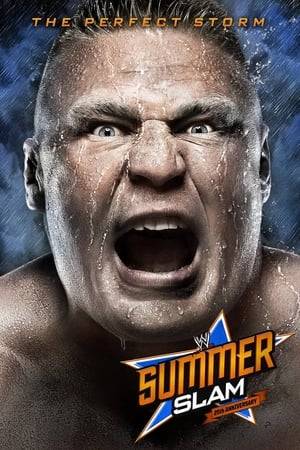 The Perfect Storm engulfs Los Angeles on the historic 25th Anniversary of SummerSlam. The wrecking ball force of Brock Lesnar meets the blind rage of a vengeful Triple H as two larger-than life gladiators collide for the first-time ever! Plus, CM Punk seeks validation for his status atop the WWE in a Triple Threat title defense against the Big Show and long-time rival John Cena. And after being injured at the hands of Alberto Del Rio, a determined Sheamus puts his World Heavyweight Championship on the line against the ruthless “Man of Destiny”. A violent whirling of storm clouds approaches the Staples Center for WWE SummerSlam!
