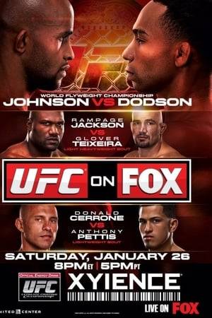 UFC on Fox 6: Johnson vs. Dodson was a mixed martial arts event held by the Ultimate Fighting Championship on January 26, 2013, at the United Center in Chicago, Illinois.