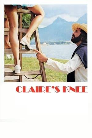 On the eve of his wedding, on holiday on the Lake Annecy shore, a career diplomat visits an old acquaintance, perhaps a former girlfriend. Through her he meets an intense teenager, Laura, and then lusts after her sister, Claire. Whilst Laura attempts to flirt with him, his fantasy becomes focused on wanting to caress Claire's knee.