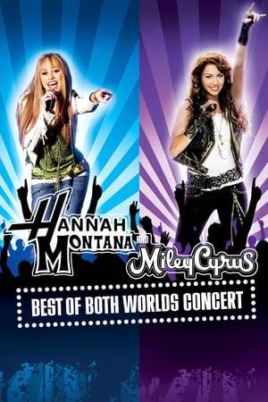 In this concert film, 'Hannah Montana' star Miley Cyrus performs a slew of hit songs, including 'Just Like You' and 'Life's What You Make It.'