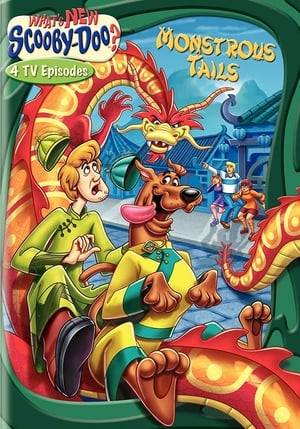 Snoop along with Scooby-Doo, Shaggy, Velma, Daphne and Fred one last time in this 10th and Final Volume of What's New Scooby Doo Volume 10: Monstrous Tails. The gang flies to the South Pole to fish for clues in hopes of hooking an amphibious menace in Uncle Scooby and Antarctica. Heading north to the Orient, they toy around in a giant water ducky to cool off a ferocious Chinese fire-shooting dragon in Block-Long Hong Kong Terror. Back down under in Australia's Great Barrier Reef, artist Shaggy enters a sand castle contest where a yucky corral creature threatens to wash away his dreams of Clamalot in Great Reef. So it's good to finally be back in their old Kentucky home -- Fort Knox to be exact -- until a golden ghoul turns everything it touches into statues with it's gold finger in Gold Paw.