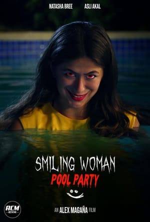 On a late night at a pool party, a woman is haunted by a creepy smiling woman in a yellow dress.