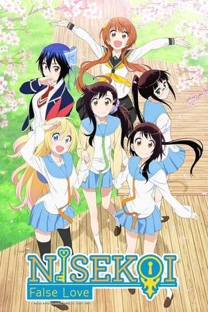 Nisekoi follows high school students Raku Ichijo, the son of a leader in the yakuza faction Shuei-Gumi, and Chitoge Kirisaki, the daughter of a boss in a rival gang known as Beehive. They unexpectedly meet when Chitoge hops a wall and knees Raku in the face. After she runs off, Raku realizes he has lost his locket which was given to him by his childhood sweetheart with whom he made a secret promise. After discovering Chitoge is a new transfer student in his class, he forces her to help him look for the locket. During the search, they begin to dislike each other.[8]

Upon returning home, Raku learns that the Shuei-Gumi and Beehive gangs have agreed to settle their feud by pairing their leaders' children. Raku learns that his girlfriend-to-be is none other than Chitoge. For the next three years, they must pretend to be in a relationship to maintain peace between the gangs. This turns out to be quite a challenging task, not only because of their hatred for one another, but also because Raku has a crush on another schoolmate, Kosaki Onodera, whom he secretly wishes was the girl who bears the key to his locket. Various developments complicate the situation, including Chitoge's over-protective bodyguard, a female hitman, a girl who claims to be Raku's fiancée, and the existence of multiple keys.