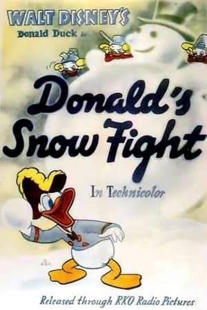 It's snowed, and Donald Duck is going sledding. Meanwhile, his nephews have built a snowman at the bottom of the hill. Donald aims his sled at their snowman and demolishes it, so the boys get even by including a boulder in the bottom of their next snowman. This means war, so they retreat to opposing snow forts for battle.