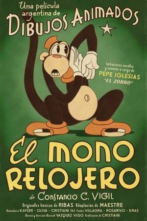 El Mono relojero is a 1938 Argentine animated short film directed by Quirino Cristiani. It is the only film from this director that exists up to this day, since all his other productions (including the first two animated feature films, El Apóstol (1917) and Sin dejar rastros (1918), as well as the first animated film with sound, Peludópolis (1931)) were lost in a series of fires at the facilities where the negatives and copies were stored.