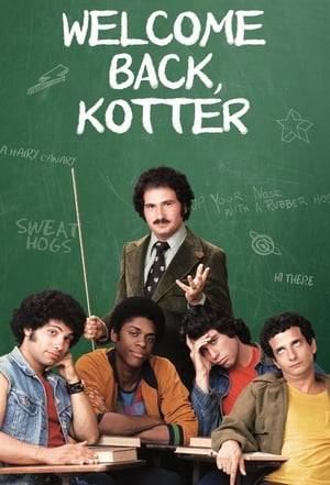 Welcome Back, Kotter is an American television sitcom starring Gabe Kaplan and featuring a young John Travolta. Videotaped in front of a live studio audience, it originally aired on the ABC network from September 9, 1975, to June 8, 1979.