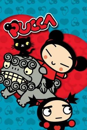 "Pucca" is a TV series based on a Flash animation series published by Vooz Character Systems. It follows the trails and exploits of a South Korean girl named Pucca who is insanely in love with a prideful ninja named Garu. Meanwhile, Garu and Pucca help their town of Sooga Village out when evil ninjas attack, as well as diffuse a lot of the absurd situations that frequently plague the town. This show could best be described as a cleaned-up version of South Park meets Looney Tunes meets Naruto. There is some very subtly hidden adult humor; but most of the adult jokes would not go noticed by small children, who are the primary audience.