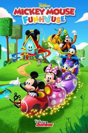 Mickey Mouse, and his friends – Minnie, Goofy, Donald, Daisy and Pluto – to Funny, an enchanted talking playhouse, who takes the Sensational Six on adventures of all types to unique worlds that inspire the imagination.