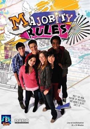 Majority Rules! is a Canadian tween comedy series which first aired on Teletoon in 2009. The series is also dubbed Votez Becky! for the French title. The production company Entertainment One began filming for the first season on January 12, 2009. The show had the distinction of being the first regular program on Teletoon, an animation channel, to be almost exclusively live-action.