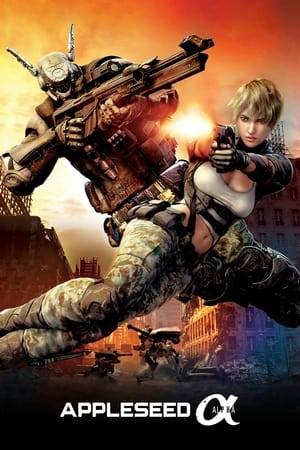 Based on the comic book by the creator of Ghost in the Shell, a young female soldier Deunan and her cyborg partner Briareos survive through the post World War 3 apocalyptic New York in search of human's future hope, the legendary city of Olympus.