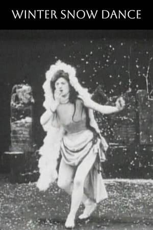 A dancer personifying Winter, dances in the snow.