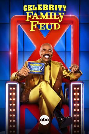 Celebrity Family Feud pits celebrities and their families against each other in a contest to name the most popular responses to survey-type questions posed to 100 people.