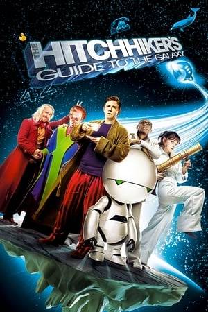 Mere seconds before the Earth is to be demolished by an alien construction crew, Arthur Dent is swept off the planet by his friend Ford Prefect, a researcher penning a new edition of "The Hitchhiker's Guide to the Galaxy."