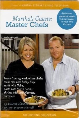 Take a tip or two from the masters of cooking as host Martha Stewart invites a variety of top chefs into her kitchen to whip-up a delectable array of tasty treats in this release that covers the gamut of international cuisine. It's a culinary world tour as Stewart is joined by chef Bobby Flay for such American fare as oven-roasted ribs, Mario Batali for the old-Italian standard spaghetti alla Carbonera, Daniel Boulud for the French favorite Cote de Bouef, Jose Hurtado for some tasty Mexican calamari, and Eileen Yin-Fei Lo for some truly picture-perfect pork buns. With all this and much, much, more, home viewers will finally have a chance to learn from the best as they create masterful meals that the whole family will enjoy.