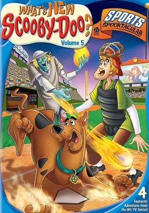 The 5th volume of episodes from the hit TV series What's New Scooby-Doo, with four action-packed sports adventures. The Unnatural serves up a full plate of ballpark pranks and ferocious fastballs from Ghost Cab Gray, who wants to stop the current homerun king from breaking his record. The gang tries to stop a giant sand worm from wreaking havoc on the Enduro Slam 5000 offroad race in The Fast and the Wormious. A weird ghost monster called the Titantic Twist turns Daphne and Velma into Wrestle Maniacs. For a grand-slam finale the hockey mystery Diamonds Are A Ghoul's Best Friend introduces the chilling Frozen Fiend. When the gang dons sticks and pads, will they perform a hat trick...or get frozen stiff?