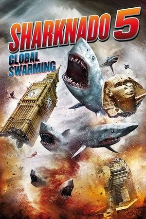 Fin and his wife April travel around the world to save their young son who's trapped inside a sharknado.