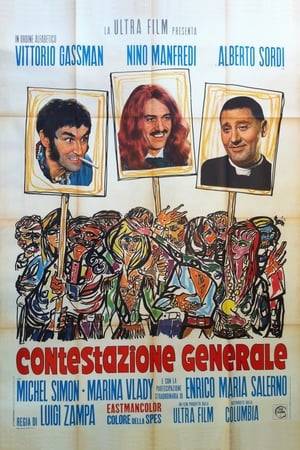 Episodes centering on different aspects of early-1970s Italian life, set in a television studio, a factory, a university, and a Catholic parish.