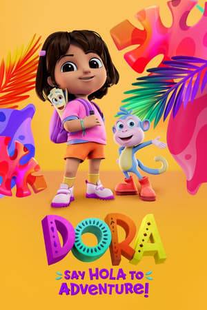 It’s Dora, the world’s most famous exploradora, like you’ve never seen her before! Join her and ALL her friends for BRAND NEW, magical adventures in the rainforest!
