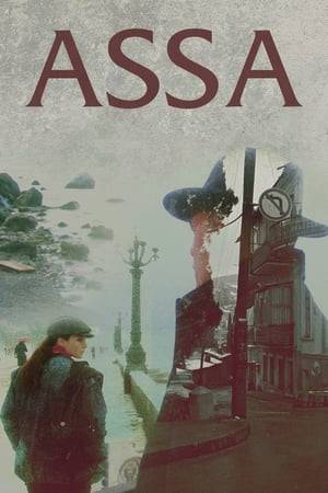 ASSA is set in Crimea during the winter in the mid eighties. A young musician (Bananan) falls for mobster's (Krymov) young mistress (Alika). The parallel story line involves an 18th century assassination plot.