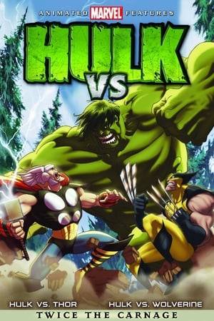 Two stories featuring Marvel's anti-hero The Incredible Hulk and his encounters with the X-Man Wolverine and the god known as Thor.