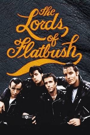 Set in 1958, the coming of age story follows four lower middle-class Brooklyn teenagers known as The Lords of Flatbush. The Lords chase girls, steal cars, shoot pool, get into street fights, and hang out at a local malt shop.