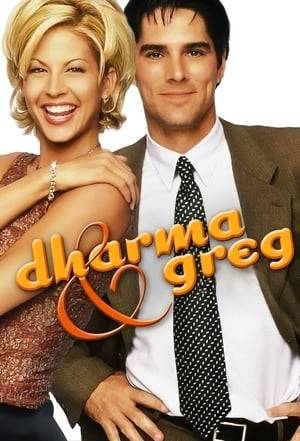 Dharma & Greg is an American television sitcom that aired from September 24, 1997, to April 30, 2002.

It stars Jenna Elfman and Thomas Gibson as Dharma and Greg Montgomery, a couple who got married on their first date despite being complete opposites. The series is co-produced by Chuck Lorre Productions, More-Medavoy Productions and 4 to 6 Foot Productions in association with 20th Century Fox Television for ABC. The show's theme song was written and performed by composer Dennis C. Brown.

Created by executive producers Dottie Dartland and Chuck Lorre, the comedy took much of its inspiration from so-called culture-clash "fish out of water" situations. The show earned eight Golden Globe nominations, six Emmy Award nominations, and six Satellite Awards nominations. Elfman earned a Golden Globe in 1999 for Best Actress.