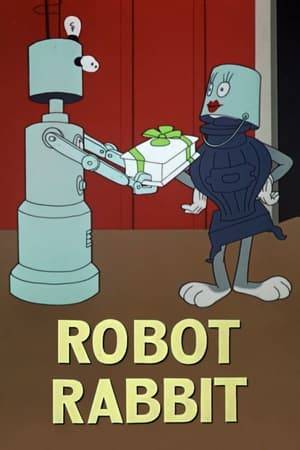 Bugs Bunny faces off against Farmer Fudd's robot.